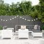 Set Gartensofas 7-teilig massives Kiefernholz weiß von , Gartensets - Ref: Foro24-3250529, Preis: 527,37 €, Rabatt: %