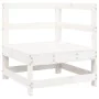 Set of garden sofas 7 pcs solid pine wood white by , Garden sets - Ref: Foro24-3250529, Price: 527,32 €, Discount: %