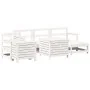 Set Gartensofas 7-teilig massives Kiefernholz weiß von , Gartensets - Ref: Foro24-3250541, Preis: 513,03 €, Rabatt: %
