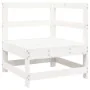 Set Gartensofas 7-teilig massives Kiefernholz weiß von , Gartensets - Ref: Foro24-3250541, Preis: 513,03 €, Rabatt: %