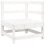 Set of garden sofas 7 pcs solid pine wood white by , Garden sets - Ref: Foro24-3250969, Price: 538,38 €, Discount: %