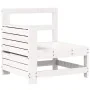 Set of garden sofas 7 pcs solid pine wood white by , Garden sets - Ref: Foro24-3250969, Price: 538,38 €, Discount: %