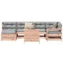 Juego de sofás de jardín 7 pzas madera maciza de abeto Douglas by , Garden sets - Ref: Foro24-3250974, Price: 461,08 €, Disco...