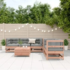 6-teiliges Gartenmöbel-Set und Kissen aus Douglasienholz von , Gartensets - Ref: Foro24-3250810, Preis: 694,07 €, Rabatt: %
