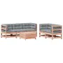 6-teiliges Gartenmöbel-Set und Kissen aus Douglasienholz von , Gartensets - Ref: Foro24-3250810, Preis: 694,02 €, Rabatt: %