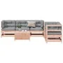Juego de muebles jardín 6 pzas y cojines madera abeto Douglas de , Conjuntos de jardín - Ref: Foro24-3250810, Precio: 694,02 ...