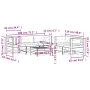 6-teiliges Gartenmöbel-Set und Kissen aus Douglasienholz von , Gartensets - Ref: Foro24-3250810, Preis: 694,02 €, Rabatt: %