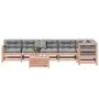 Juego de muebles jardín 7 pzas y cojines madera abeto Douglas de , Conjuntos de jardín - Ref: Foro24-3250886, Precio: 757,90 ...