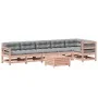 7-teiliges Gartenmöbel-Set und Kissen aus Douglasienholz von , Gartensets - Ref: Foro24-3250886, Preis: 757,90 €, Rabatt: %