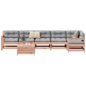 Set of 7 garden sofas solid fir Douglas wood by , Garden sets - Ref: Foro24-3250890, Price: 413,54 €, Discount: %