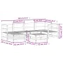 7-teilige Gartensofagarnitur aus massivem Kiefernholz von , Gartensets - Ref: Foro24-3250908, Preis: 391,74 €, Rabatt: %