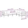 Set of garden sofas 6 pcs with impregnated pine wood cushions by , Garden sets - Ref: Foro24-3299462, Price: 564,10 €, Discou...