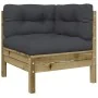 Set mit 7 Gartensofas mit Kissen aus imprägniertem Kiefernholz von , Gartensets - Ref: Foro24-3299318, Preis: 662,93 €, Rabat...