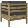 Set mit 7 Gartensofas mit Kissen aus imprägniertem Kiefernholz von , Gartensets - Ref: Foro24-3299318, Preis: 662,93 €, Rabat...