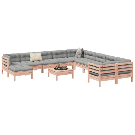 Set Gartensofas 12-teilig mit Kissen aus Douglasienholz von , Gartensets - Ref: Foro24-3299656, Preis: 984,87 €, Rabatt: %