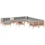 Set of garden sofas 12 pcs with Douglas fir wood cushions by , Garden sets - Ref: Foro24-3299656, Price: 990,49 €, Discount: %