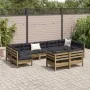 Set of 9 garden sofas with impregnated pine wood cushions by , Garden sets - Ref: Foro24-3299635, Price: 892,30 €, Discount: %
