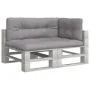 Cushions for pallets 3 units gray fabric by , Cushions for chairs and sofas - Ref: Foro24-3217124, Price: 92,27 €, Discount: %
