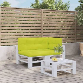 Cushions for pallet sofa 3 units light green fabric by , Cushions for chairs and sofas - Ref: Foro24-3217130, Price: 88,05 €,...