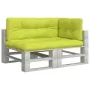 Cushions for pallet sofa 3 units light green fabric by , Cushions for chairs and sofas - Ref: Foro24-3217130, Price: 88,05 €,...