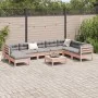 Set mit 9 Gartensofas mit Kissen aus Douglasienholz von , Gartensets - Ref: Foro24-3299590, Preis: 801,77 €, Rabatt: %