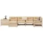 7-teilige Gartensofagarnitur aus massivem Kiefernholz von , Gartensets - Ref: Foro24-3250976, Preis: 418,54 €, Rabatt: %