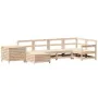 7-teilige Gartensofagarnitur aus massivem Kiefernholz von , Gartensets - Ref: Foro24-3250976, Preis: 418,54 €, Rabatt: %