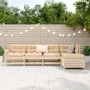 Juego de sofás de jardín 5 piezas madera maciza de pino de , Conjuntos de jardín - Ref: Foro24-3250844, Precio: 291,65 €, Des...