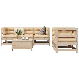 Set mit 6 Gartensofas aus massivem Kiefernholz von , Gartensets - Ref: Foro24-3250804, Preis: 329,29 €, Rabatt: %