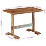 Solid recycled wood dining table 110x55x78 cm by , Kitchen and dining tables - Ref: Foro24-374903, Price: 208,87 €, Discount: %