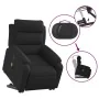 Sillón de masaje eléctrico reclinable elevable tela negro de , Sillones - Ref: Foro24-3205018, Precio: 380,97 €, Descuento: %