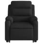 Sillón de masaje eléctrico reclinable elevable tela negro de , Sillones - Ref: Foro24-3205018, Precio: 380,97 €, Descuento: %