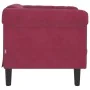 Red velvet armchair by , Sofas - Ref: Foro24-372569, Price: 200,05 €, Discount: %