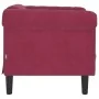 Sessel aus rotem Samt von , Sofas - Ref: Foro24-372569, Preis: 200,62 €, Rabatt: %