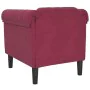 Red velvet armchair by , Sofas - Ref: Foro24-372569, Price: 200,05 €, Discount: %