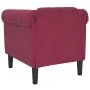 Sessel aus rotem Samt von , Sofas - Ref: Foro24-372569, Preis: 200,62 €, Rabatt: %