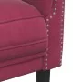 Sessel aus rotem Samt von , Sofas - Ref: Foro24-372569, Preis: 200,62 €, Rabatt: %