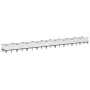 Jardinera con clavijas PP blanco 362,5x42,5x28,5 cm by , Pots and planters - Ref: Foro24-368025, Price: 69,80 €, Discount: %