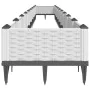 Jardinera con clavijas PP blanco 362,5x42,5x28,5 cm by , Pots and planters - Ref: Foro24-368025, Price: 69,80 €, Discount: %