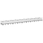 Jardinera con clavijas PP blanco 362,5x42,5x28,5 cm by , Pots and planters - Ref: Foro24-368025, Price: 69,80 €, Discount: %