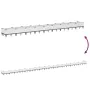 Jardinera con clavijas PP blanco 362,5x42,5x28,5 cm by , Pots and planters - Ref: Foro24-368025, Price: 69,80 €, Discount: %