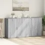 2 pcs Sideboards Engineered Wood Sonoma Gray 79x38x80 cm by , Sideboards - Ref: Foro24-3276607, Price: 180,77 €, Discount: %