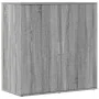 2 pcs Sideboards Engineered Wood Sonoma Gray 79x38x80 cm by , Sideboards - Ref: Foro24-3276607, Price: 180,77 €, Discount: %