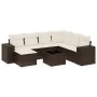 Set sofás de jardín 8 piezas y cojines ratán sintético marrón de , Conjuntos de jardín - Ref: Foro24-3255250, Precio: 510,17 ...