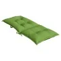 Cojines silla respaldo alto 4 uds tela verde melange 120x50x7cm de , Cojines para sillas y sofás - Ref: Foro24-4002362, Preci...