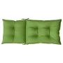 Cojines silla respaldo alto 4 uds tela verde melange 120x50x7cm de , Cojines para sillas y sofás - Ref: Foro24-4002362, Preci...