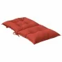 Cojines silla respaldo bajo 2 ud tela rojo melange 100x50x7 cm by , Cushions for chairs and sofas - Ref: Foro24-4002397, Pric...