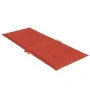High back chair cushions 2 pcs red melange fabric 120x50x4 cm by , Cushions for chairs and sofas - Ref: Foro24-4002430, Price...