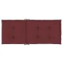 High back chair cushions 2 pcs red fabric red melange by , Cushions for chairs and sofas - Ref: Foro24-4002439, Price: 35,36 ...
