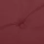 Stuhlkissen mit hoher Rückenlehne 2 Stück roter Stoff rot melange von , Kissen für Stühle und Sofas - Ref: Foro24-4002439, Pr...